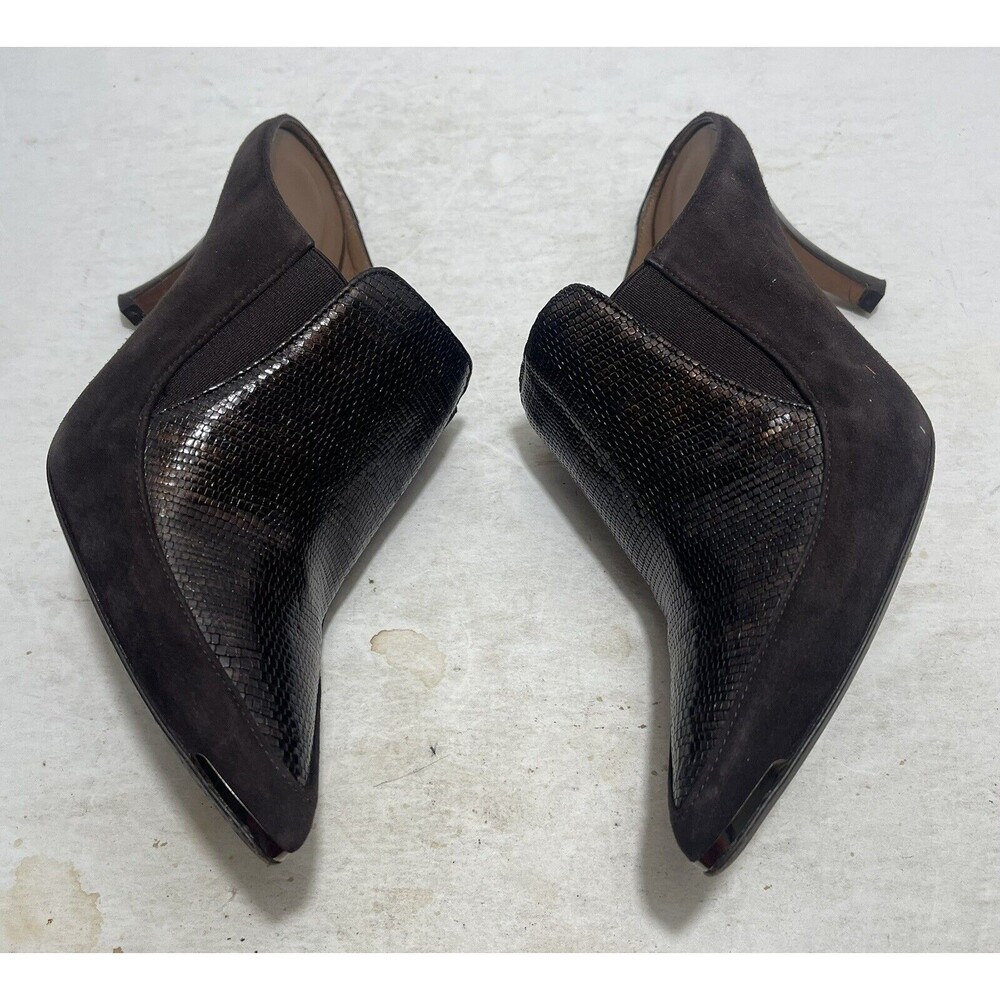 Donald J. Pliner TRIST2-LL M070 Bronze Metallic Lizzard Heeled Mule Size 7M EUC - Picture 11 of 14